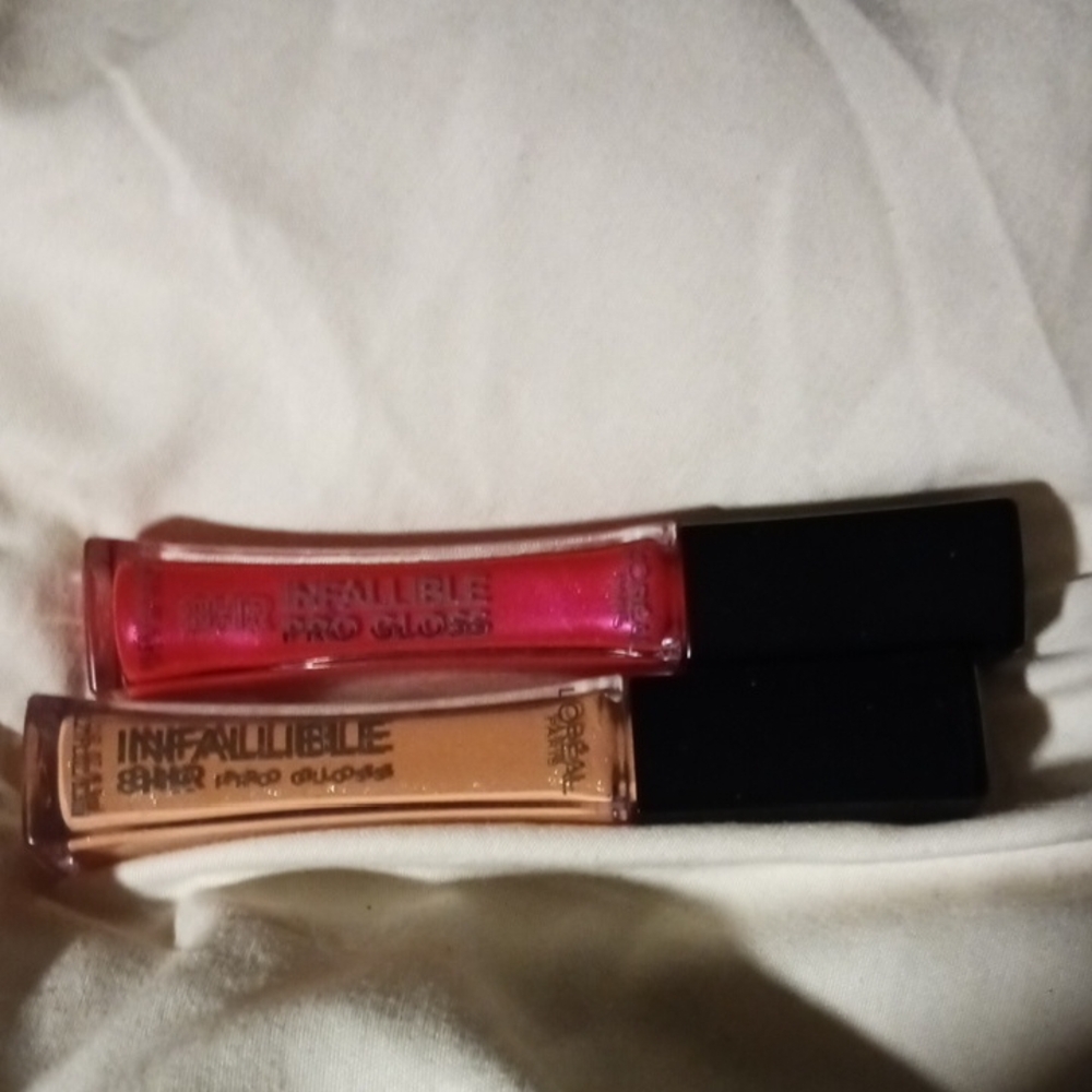 L'Oreal Infallible Pro Gloss Set - Pink and Tan